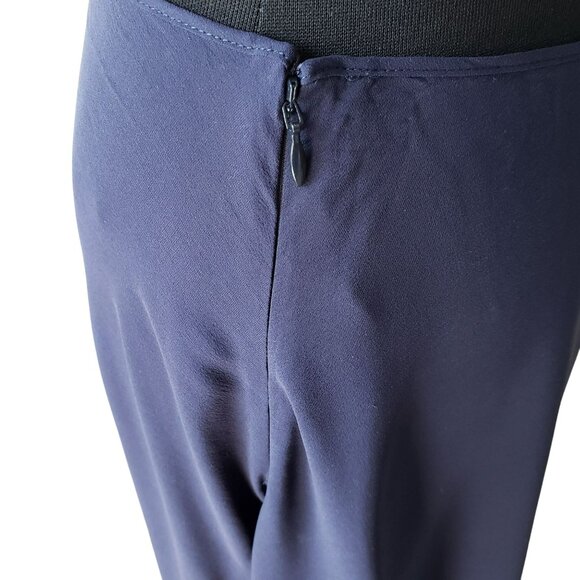 Christian Dior Silk Navy Blue Red Mini Heart Print Midi Skirt Pop Heart AW 2021 - Picture 7 of 16